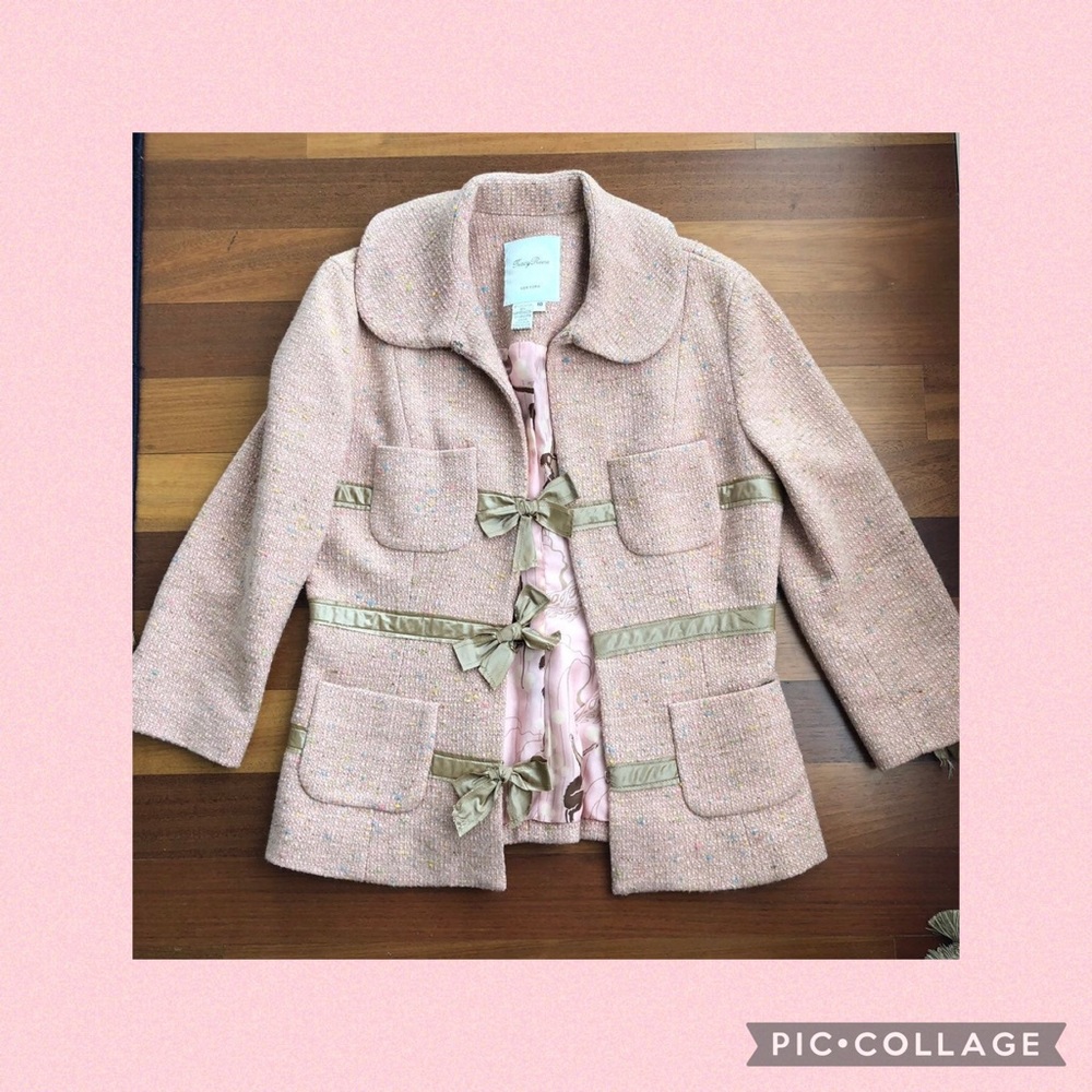 💞 Gorgeous Tracy Reese tweed blazer 6/8